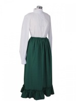 Ladies Victorian Carol Singer School Mistress Costume Size 14 - 16